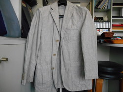 麻のジャケットのお直し
