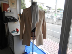 エルメスジャケットお直し