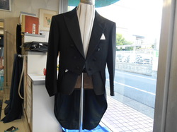 燕尾服のお直し