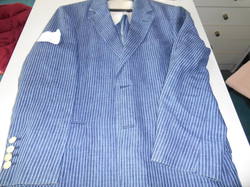 麻のジャケットのお直し