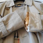 バーバリートレンチコートお直し