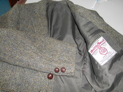Harris Tweedジャケットのお直し